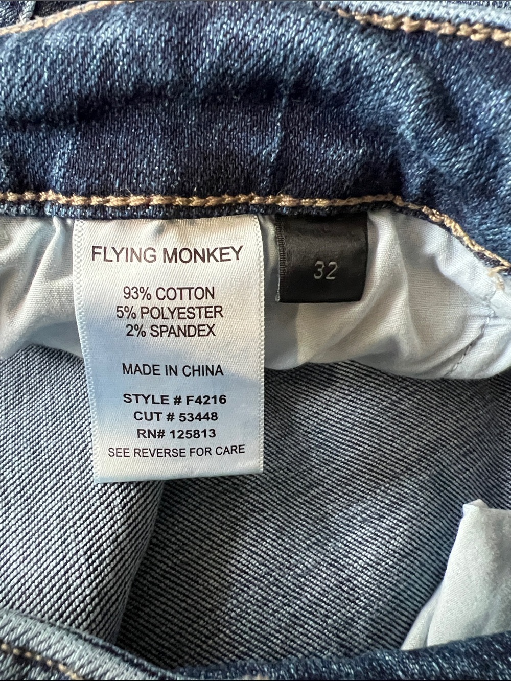 Flying Monkey High Rise Cropped jeans - Picture 5 of 5